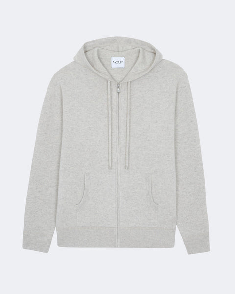 Hoodie Zippé Silvano avoine - Image 4