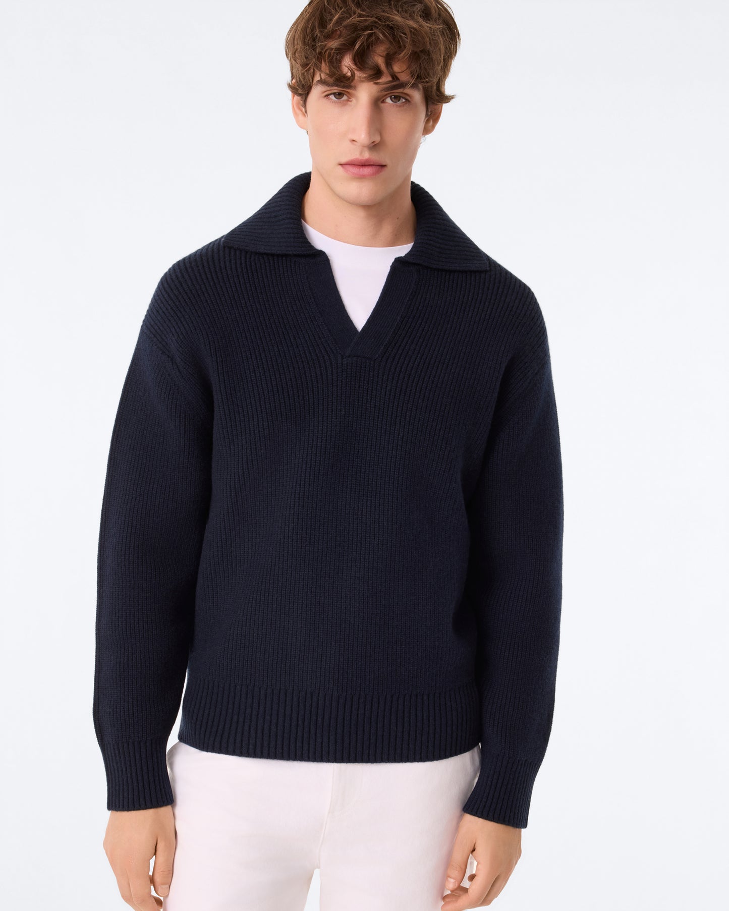 Pull Faustino bleu marine foncé