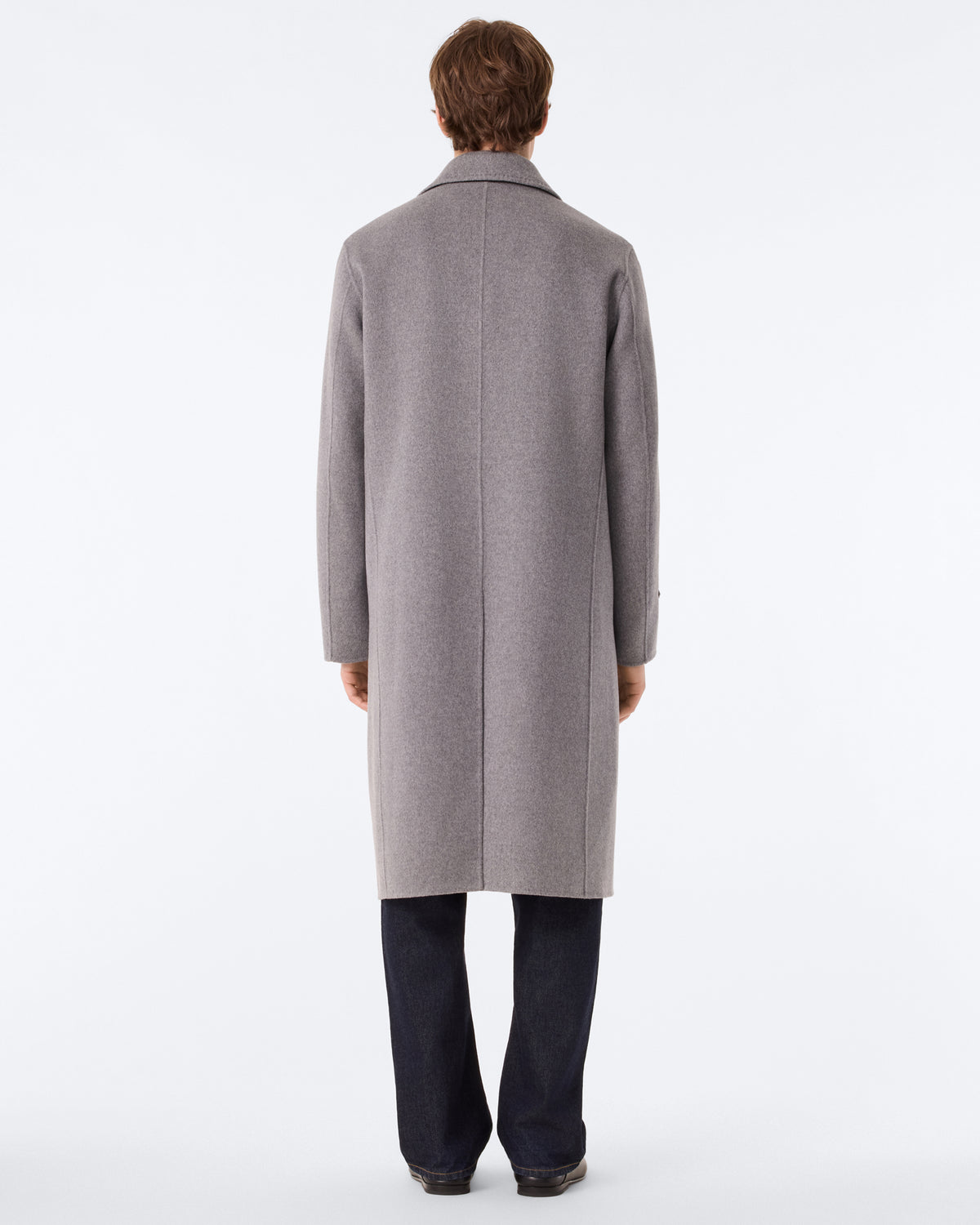 Manteau London gris flanelle
