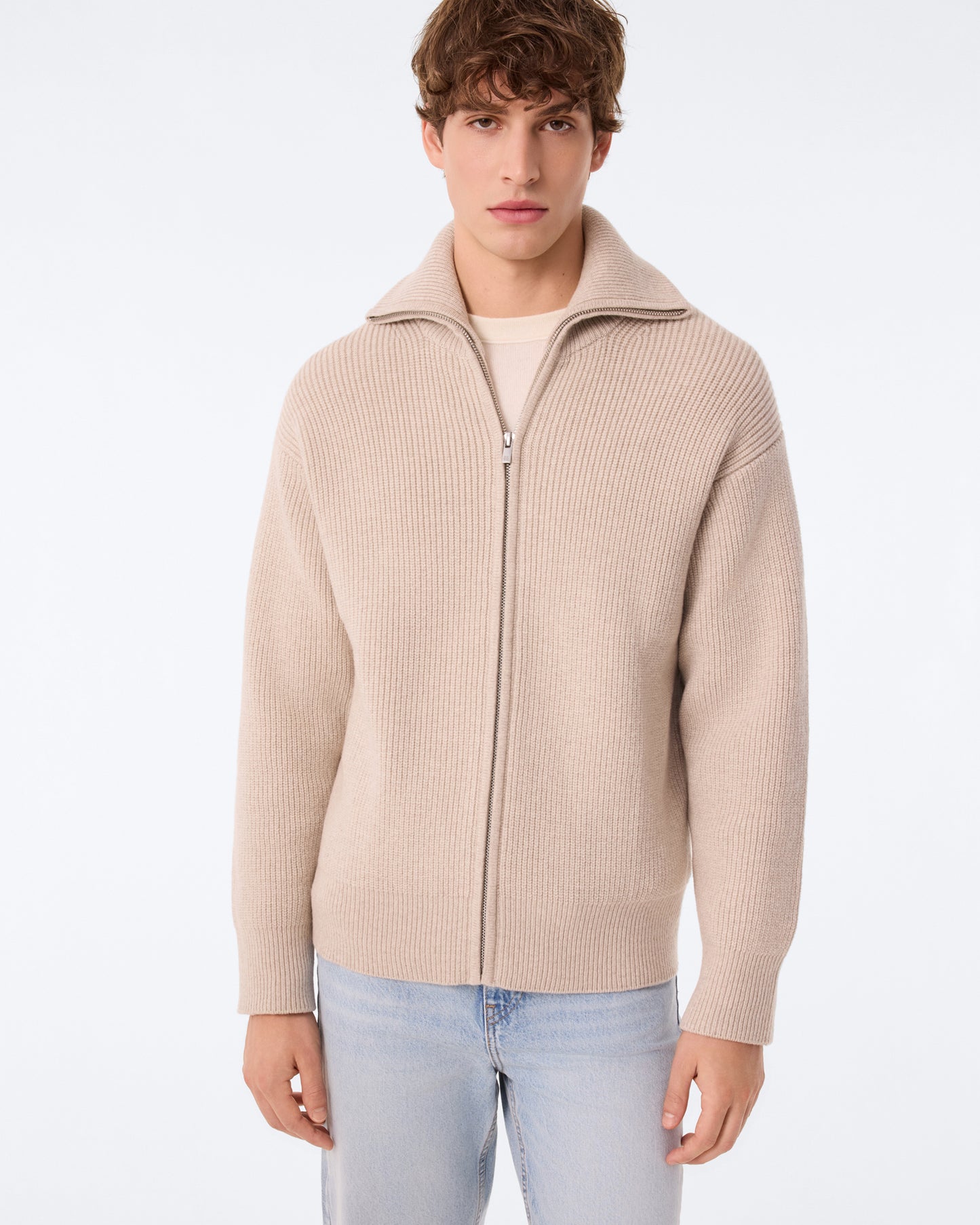 Gilet Fausto avoine