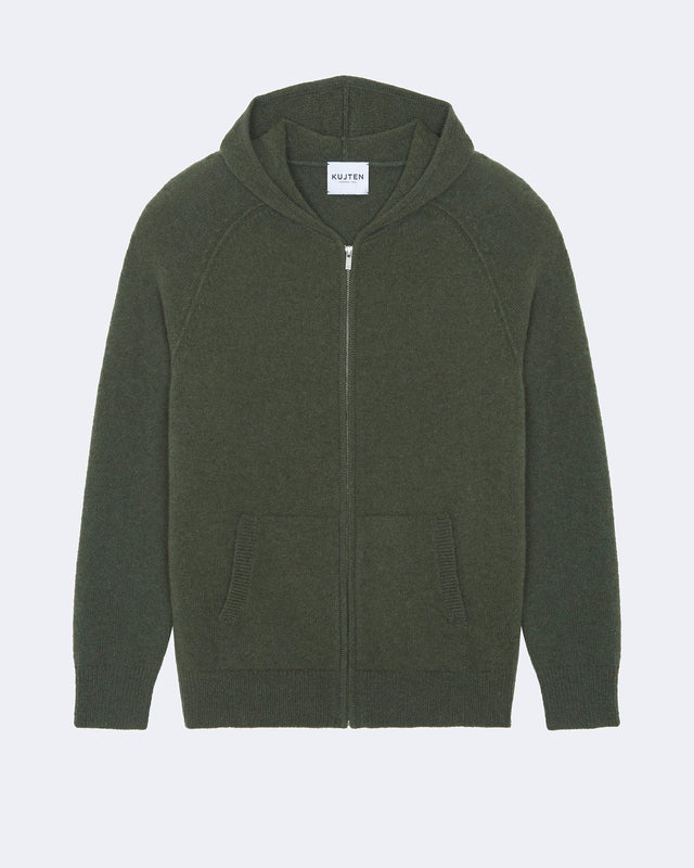 Zip-up Hoodie Doudy Nimbus dark khaki - Image principale