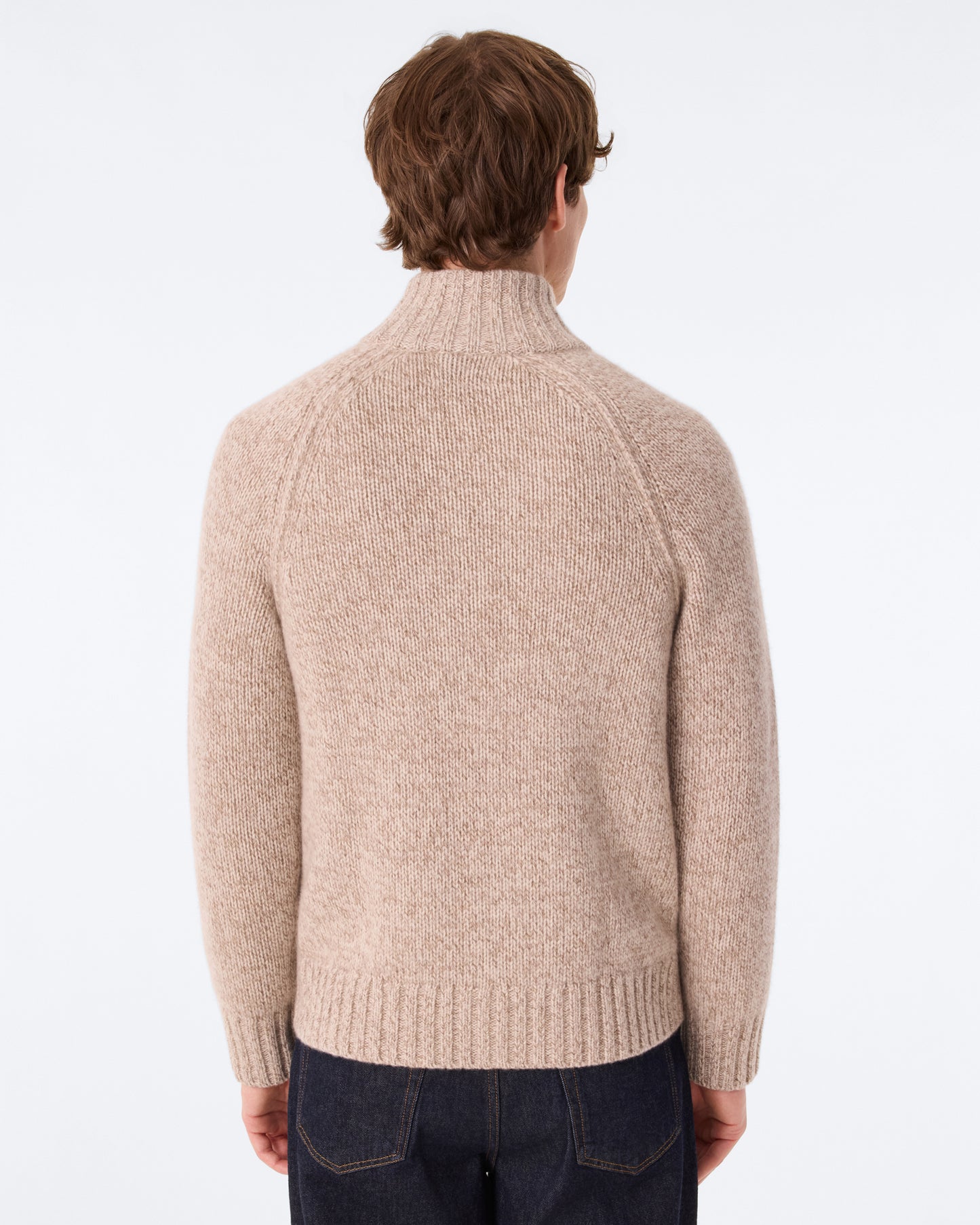 Gilet Luigi taupe mouliné