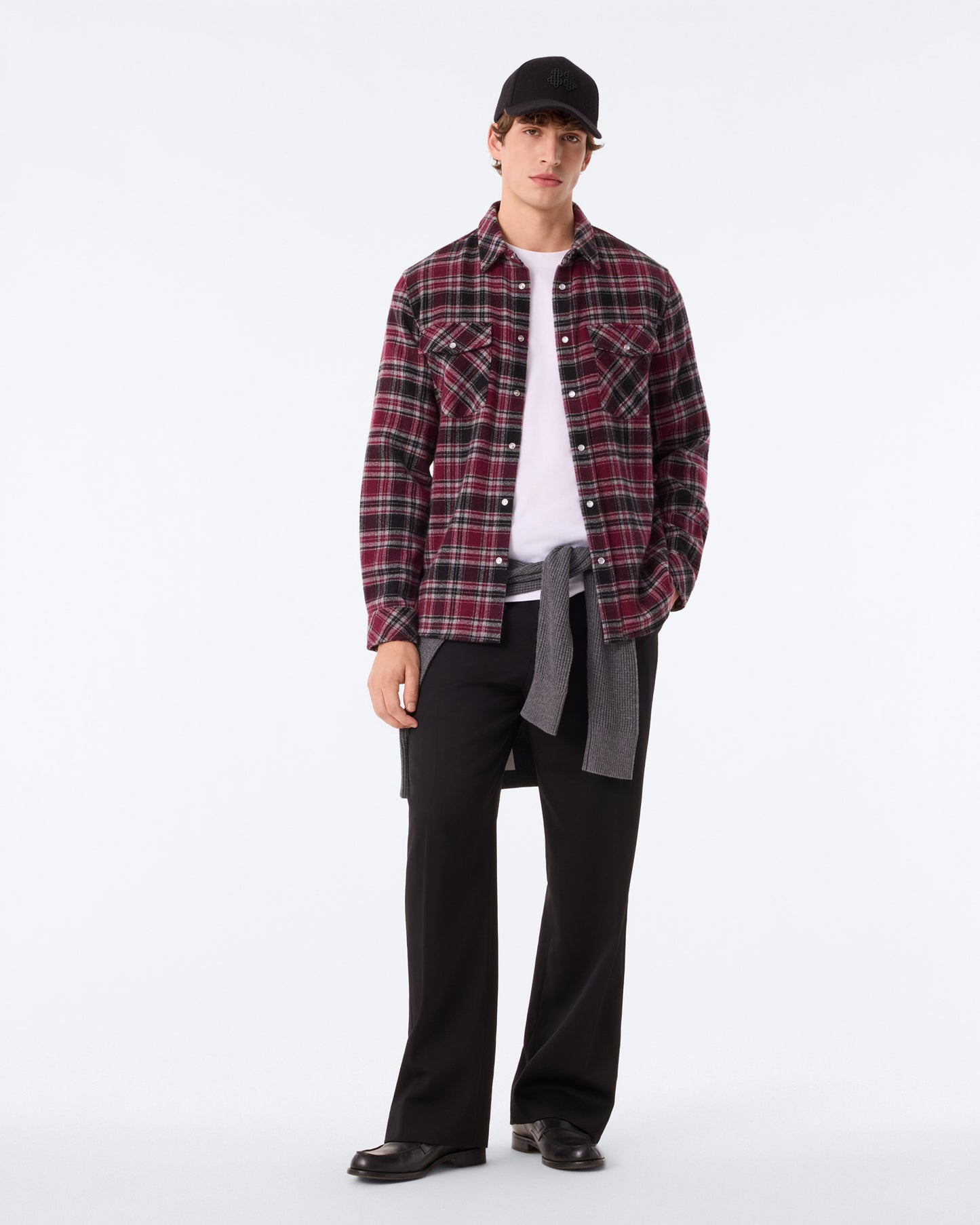 Chemise Timber Tartan vin noir