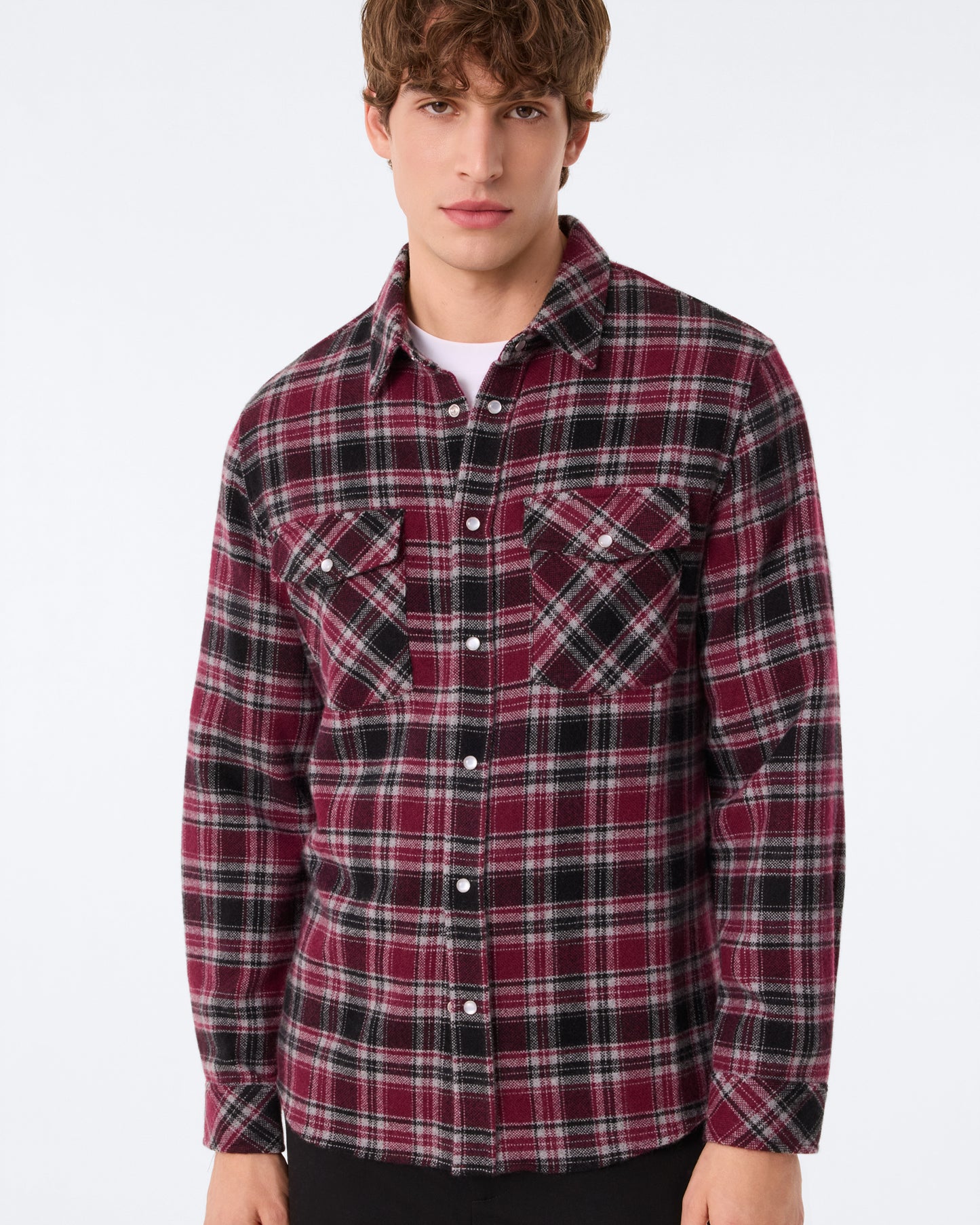 Chemise Timber Tartan vin noir