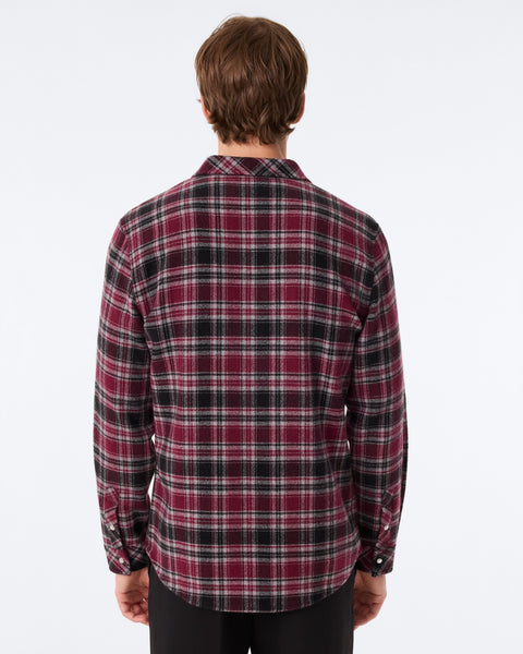 Shirt Timber Tartan Black Wine - Image 3