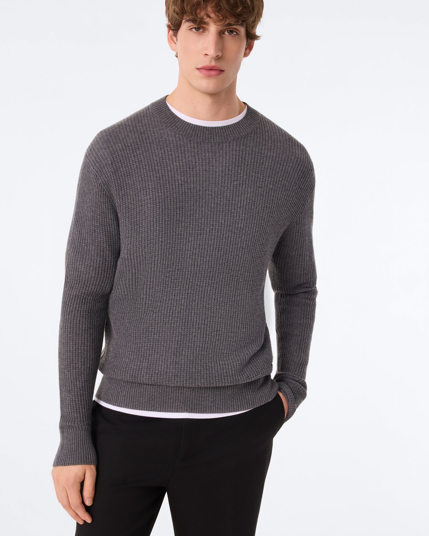 Pull Giulio gris anthracite