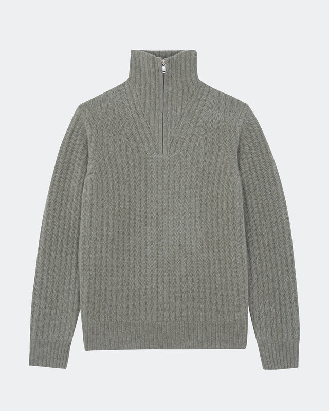 Pull Moby kaki chiné - Image principale