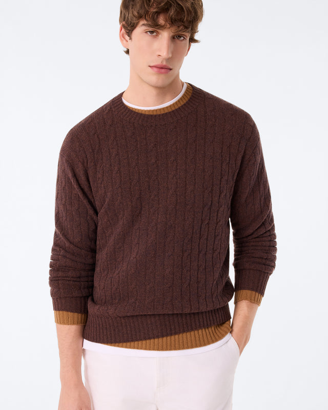 Sweater Tomi Cable Espresso - Image principale