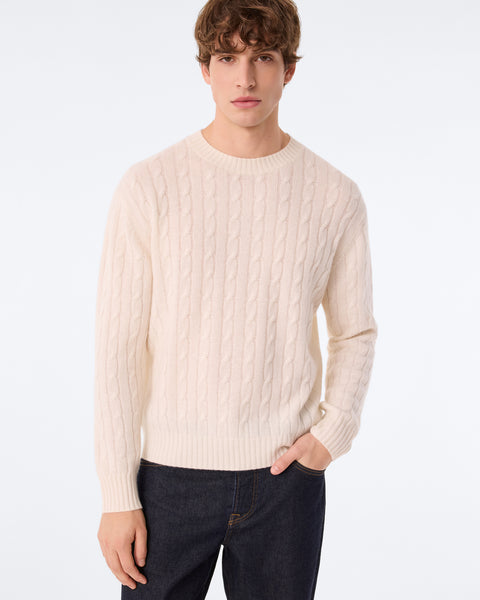 Sweater Tomi Cable White - Image 2