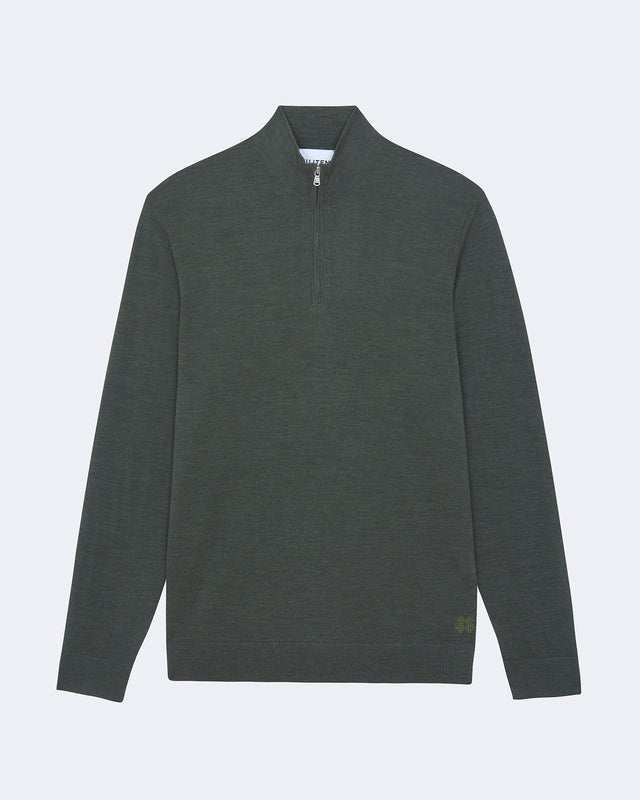 Pull Marco kaki foncé - Image principale