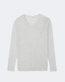 Top en cachemire & soie gris pour homme - Kujten packshot
