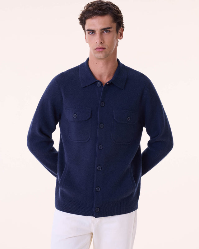 Surchemise Adam bleu marine foncé - Image principale