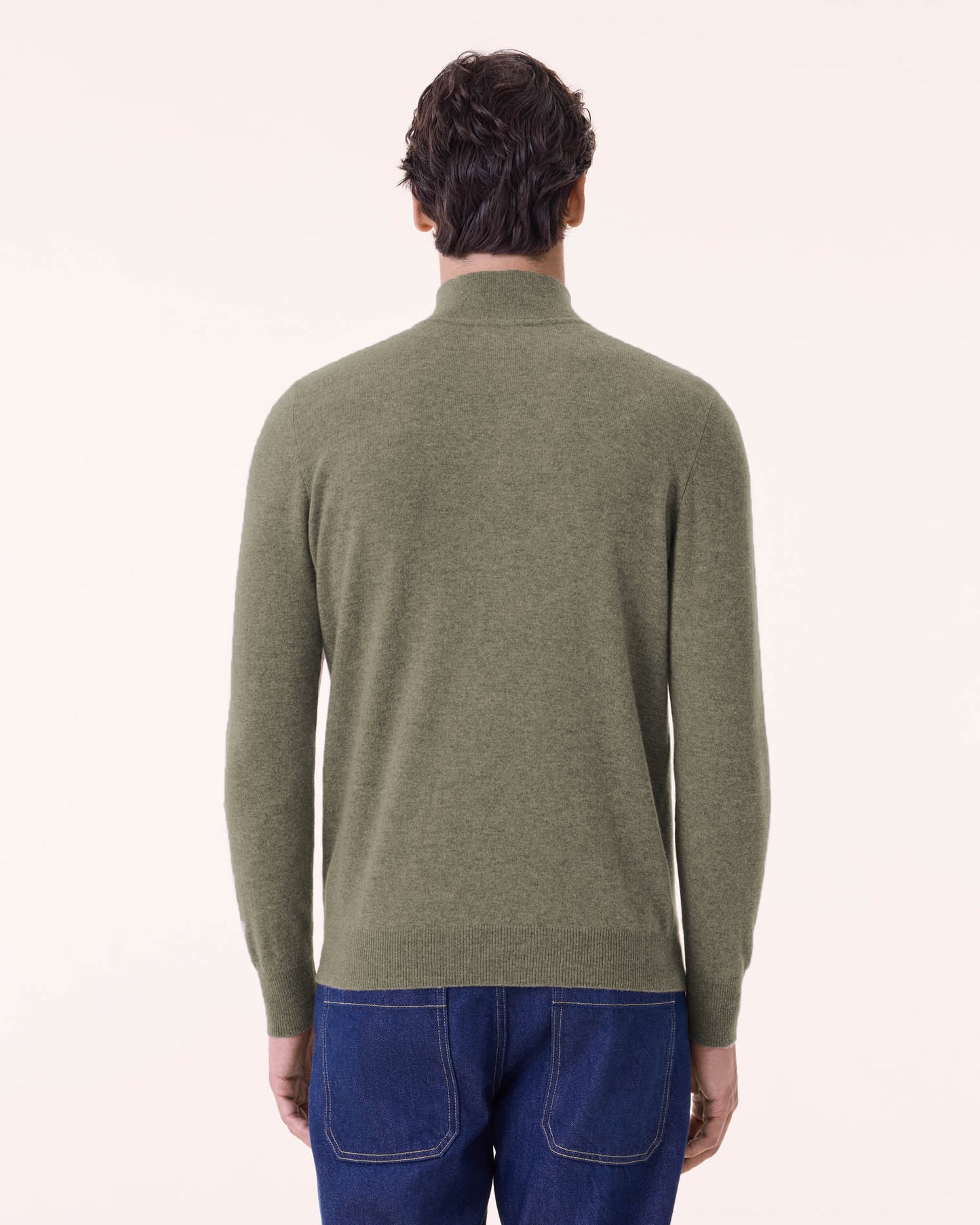 Pull Finn kaki chiné