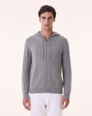 Hoodie Steph flannel gray