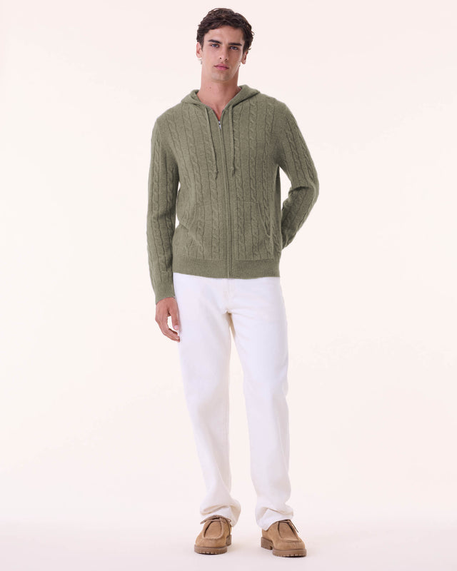 Hoodie Steph marl khaki - Image principale