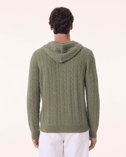 Hoodie Steph marl khaki - Image principale