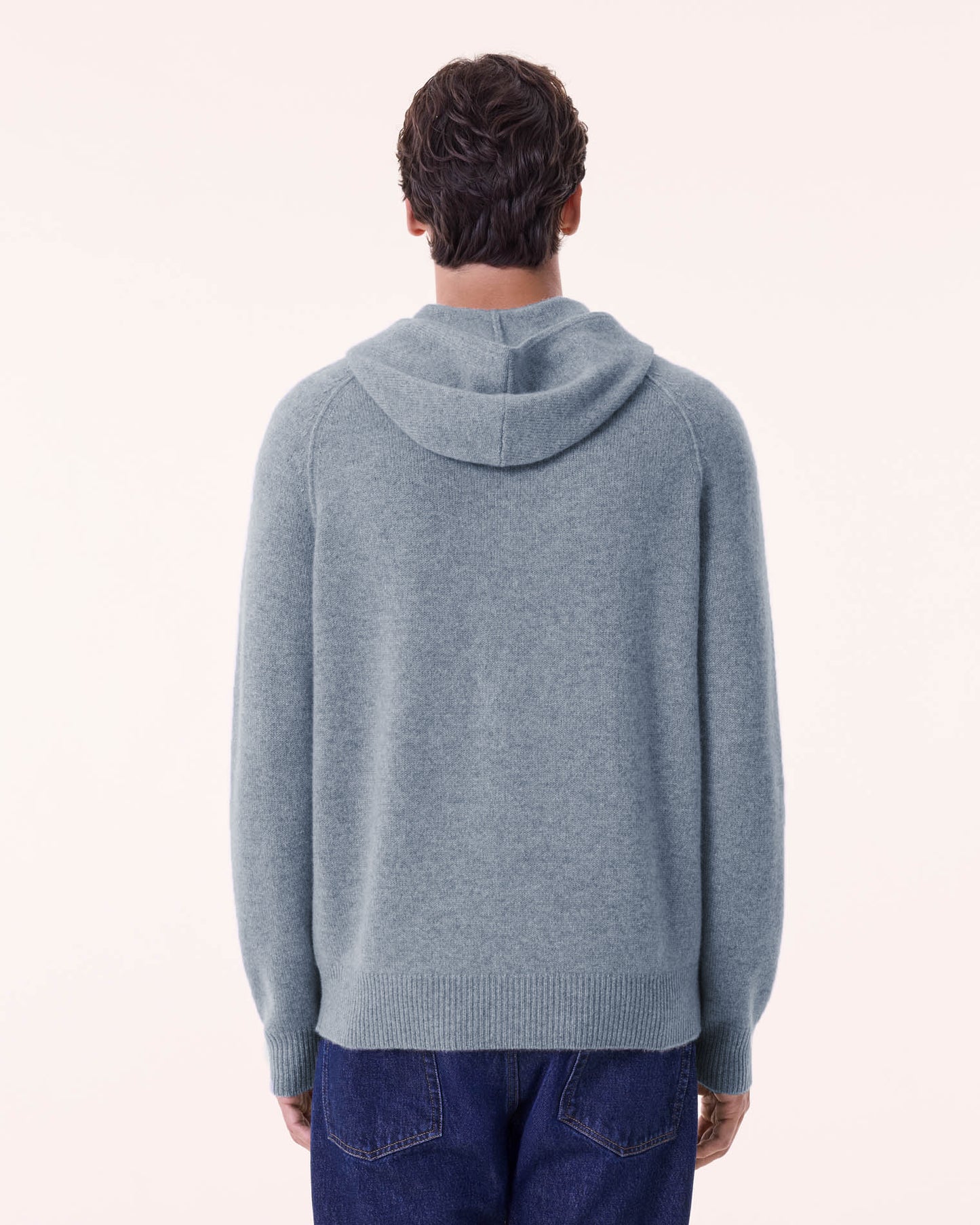 Hoodie Doudy marl gray