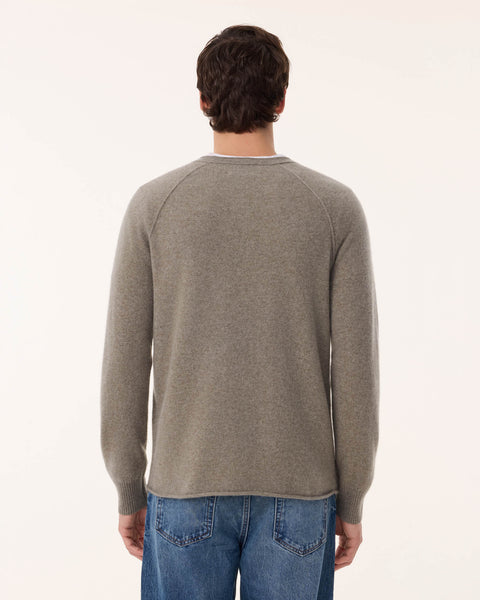 Sweater Balthazar marl khaki - Image 3