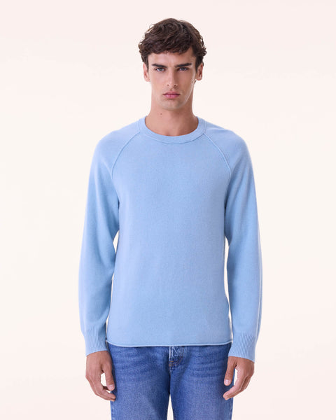 Sweater Balthazar blue ice - Image principale