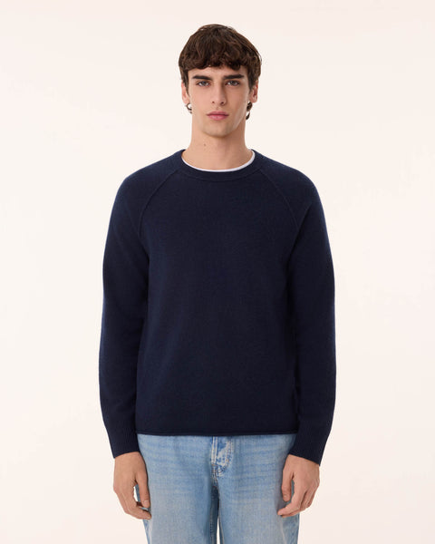 Pull Balthazar bleu marine foncé - Image principale