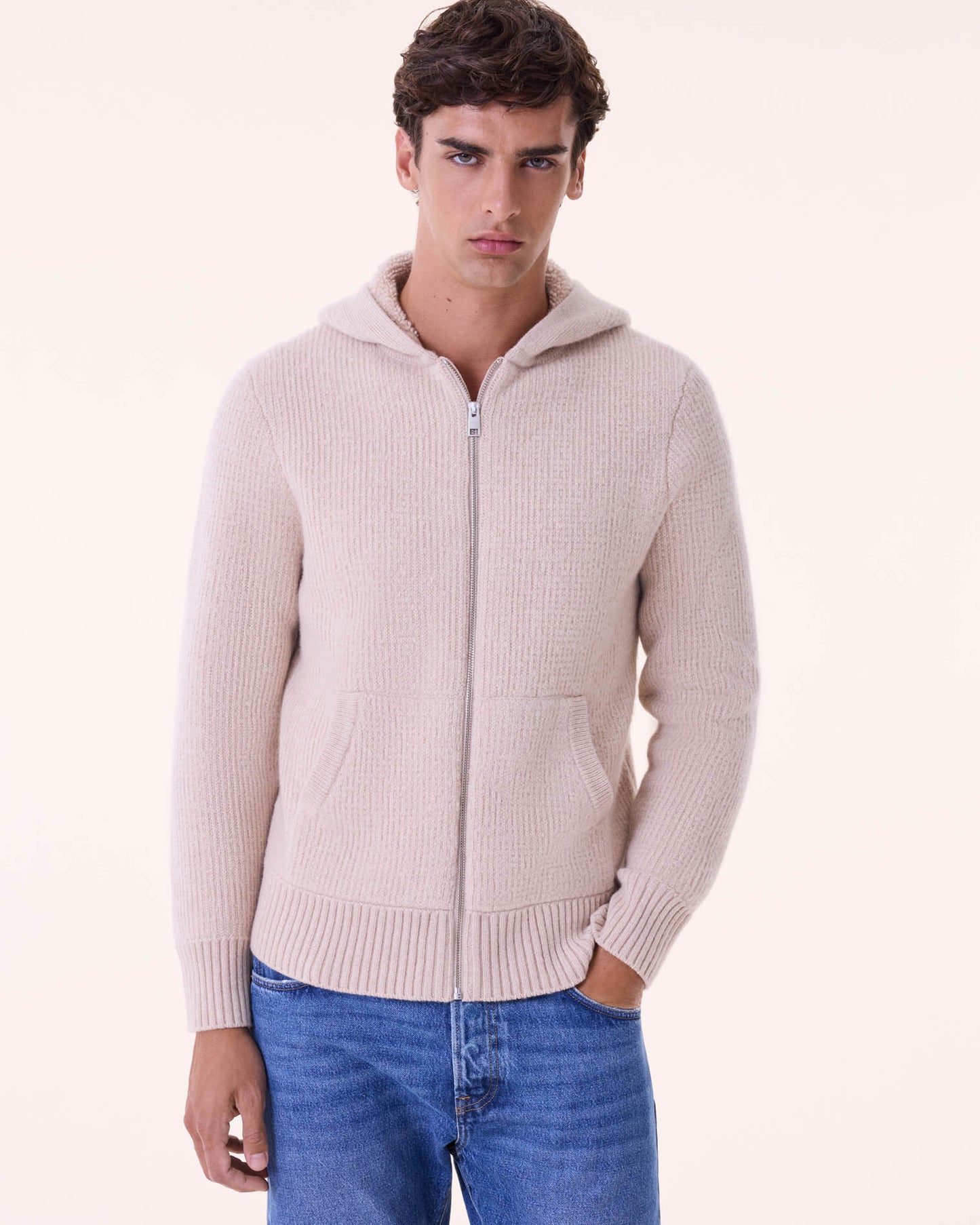 Hoodie Mathis organic beige