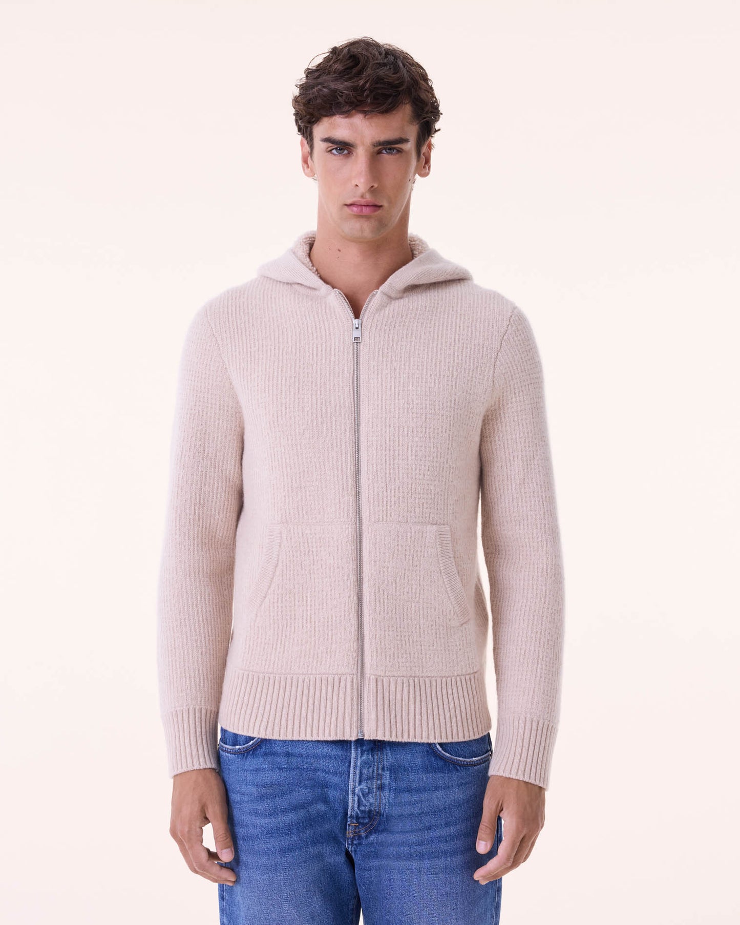 Hoodie Mathis organic beige