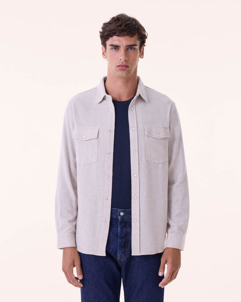 Shirt Timber oats white - Image principale