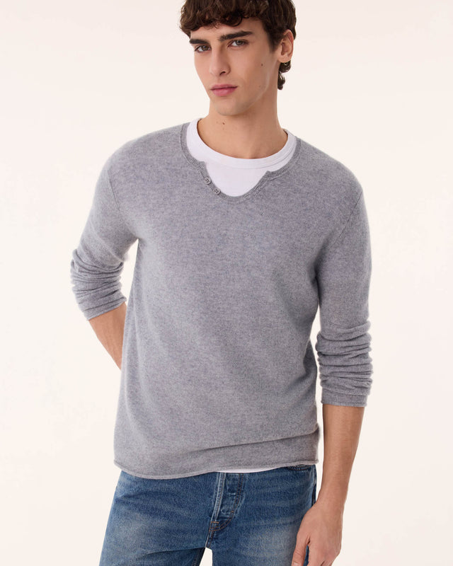 Sweater Anton marl gray - Image principale