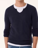 Sweater Anton dark navy blue