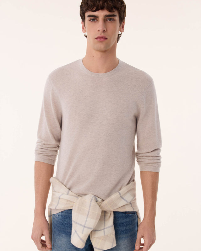 Sweater Timeo oats white - Image principale