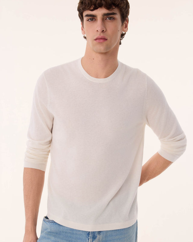 Sweater Timeo white - Image principale