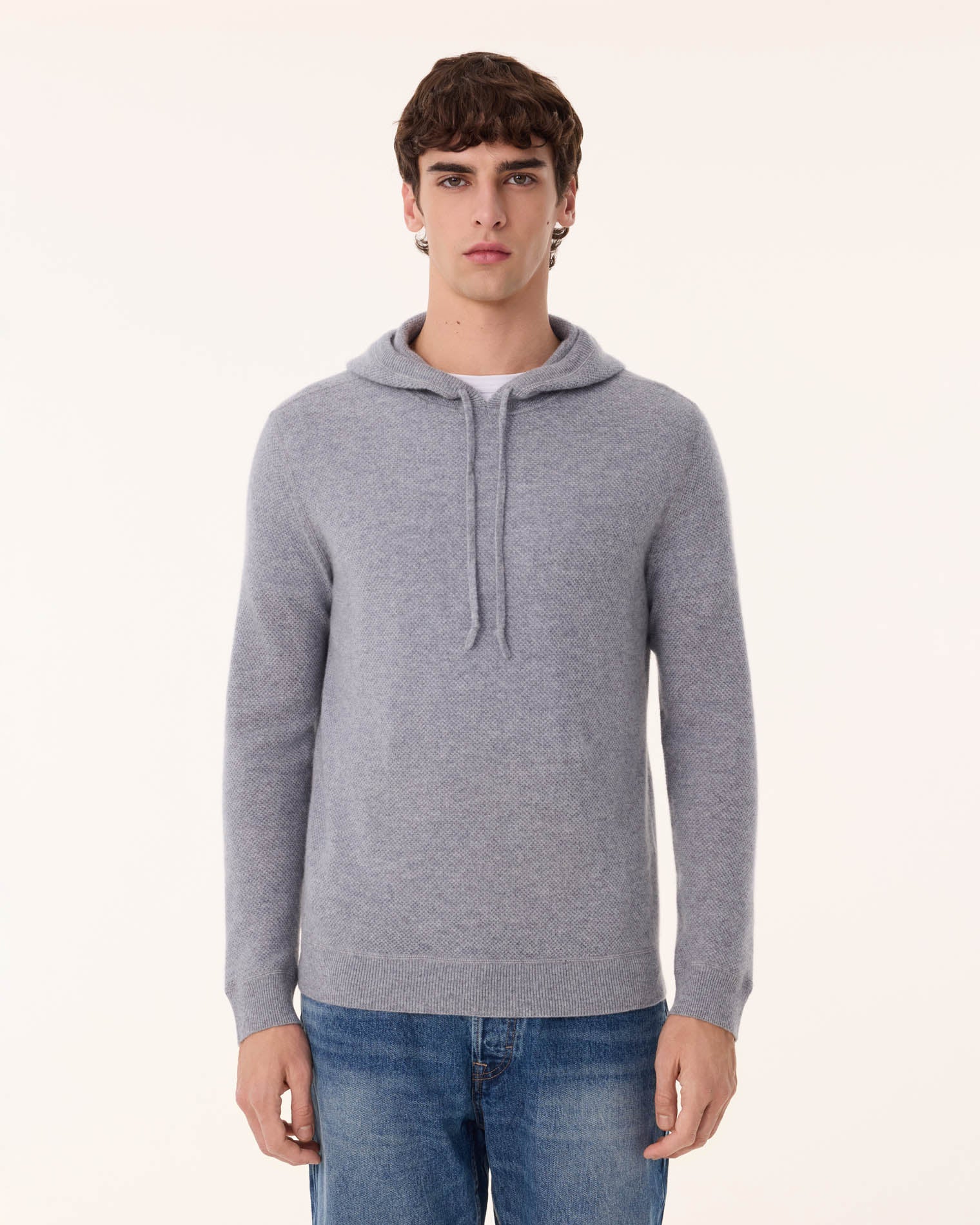 Pull gab cachemire gris - Kujten