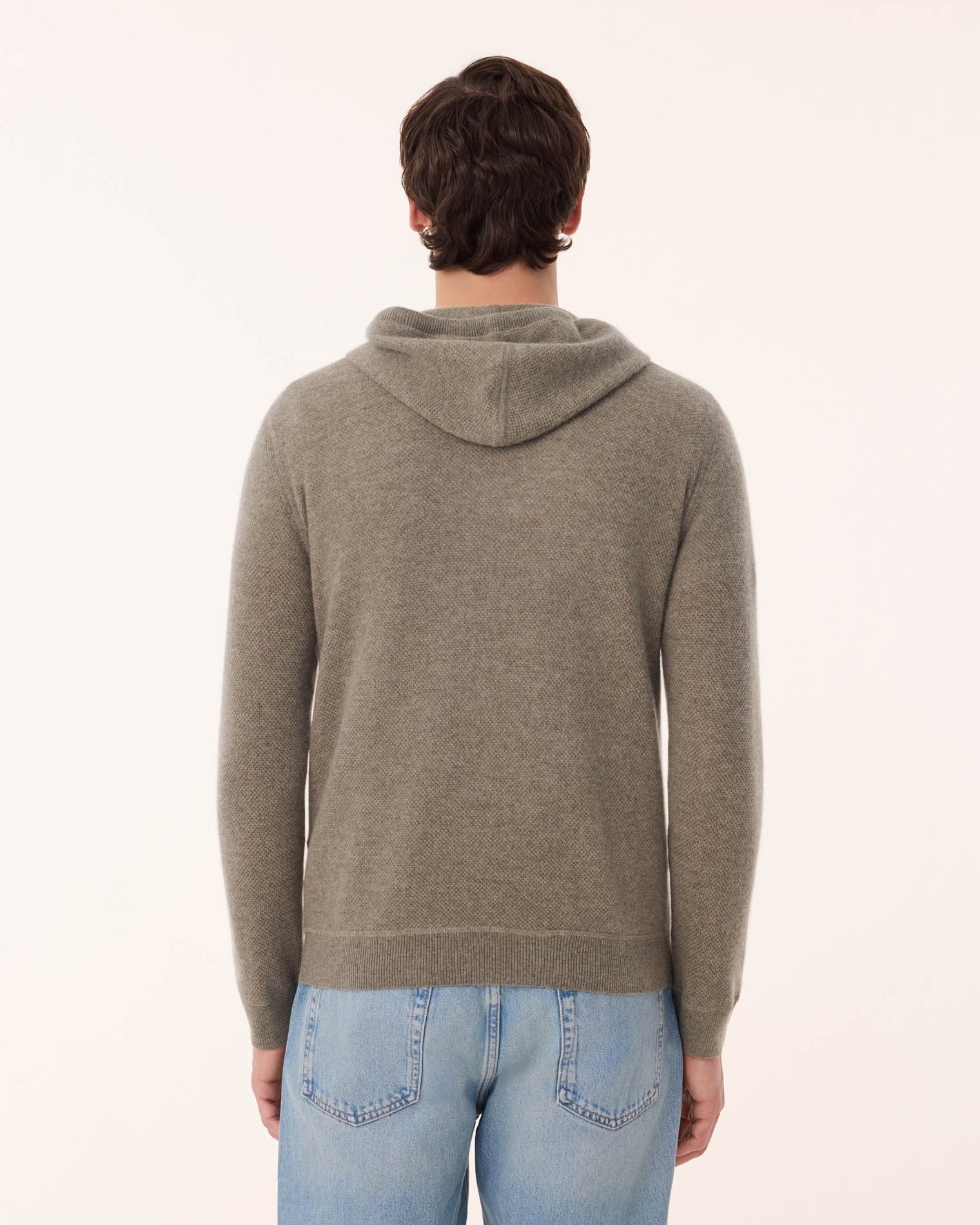 Pull gab cachemire kaki - Kujten