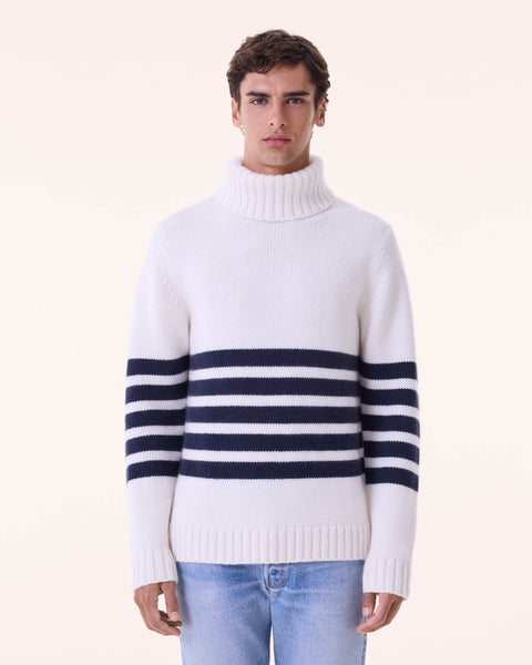 Sweater Quentin white - Image principale