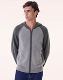 Sweater Hoodie Ron marl khaki
