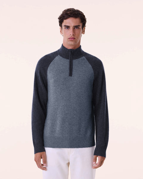 Sweater Roby marl gray - Image principale