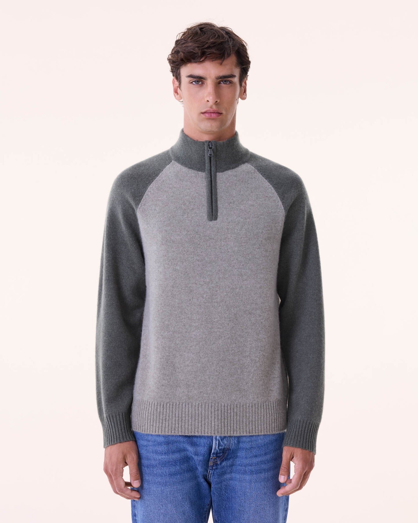 Sweater Roby marl khaki