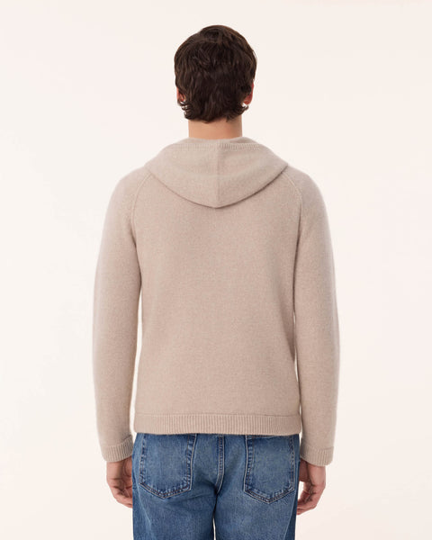 Sweater Hoodie Arturo Lin marl beige - Image 3