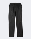 Pantalon lisa cuir noir - Kujten packshot