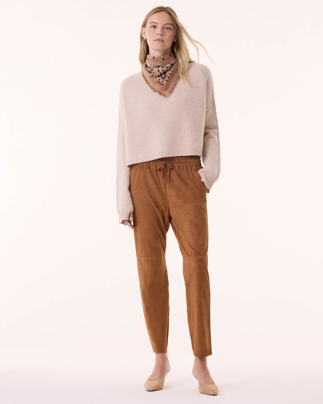 Jogging Yaelle marron camelo - Image principale
