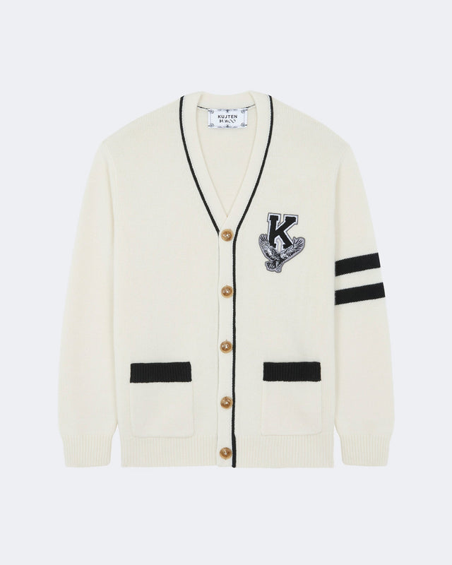 Cardigan Hermosa blanc - Image principale