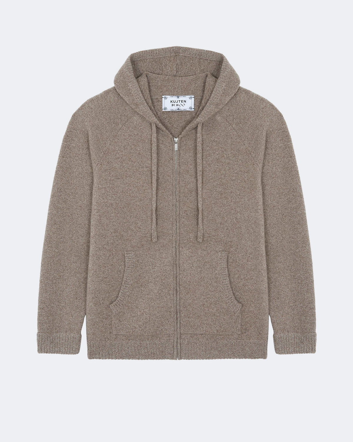 Pull en cachemire beige pour femme et pour homme - Kujten packshot