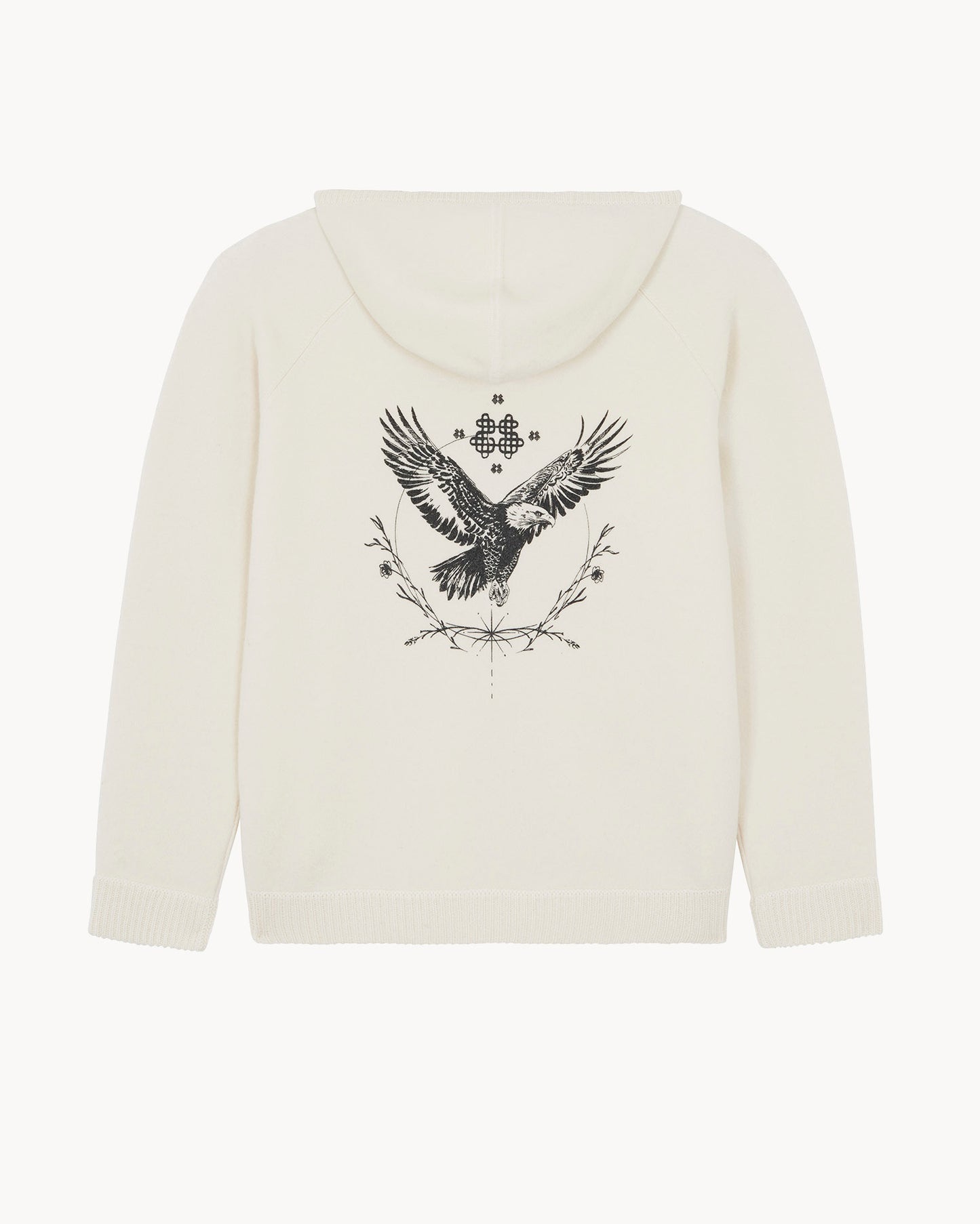 Hoodie Racer white