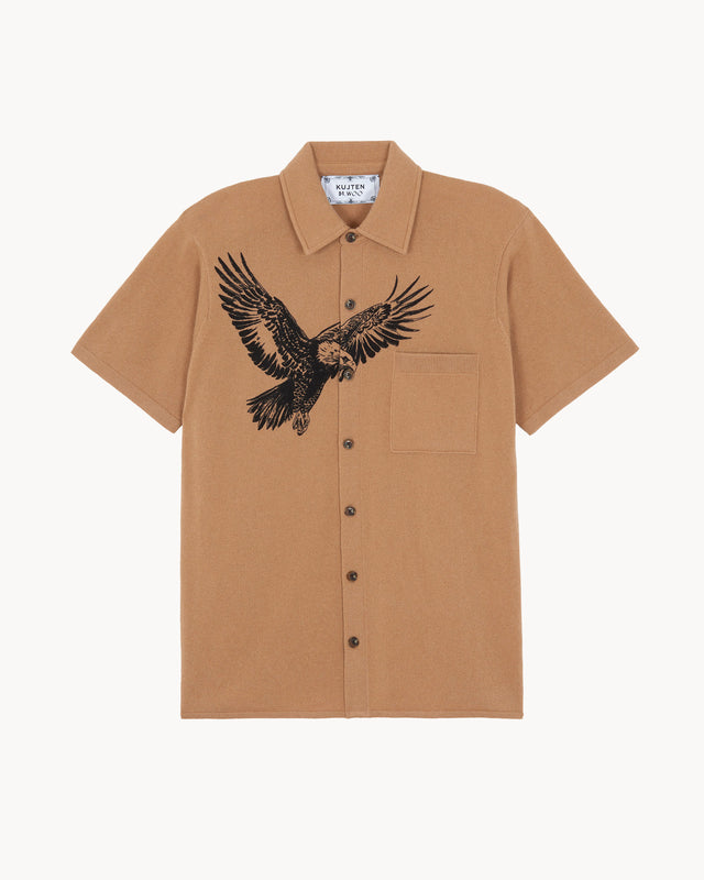 Shirt Tiger camelo brown - Image principale