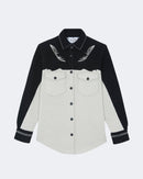 Chemise carter cachemire noir - Kujten packshot