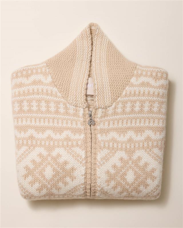 Gilet Danaya beige organic - Image principale