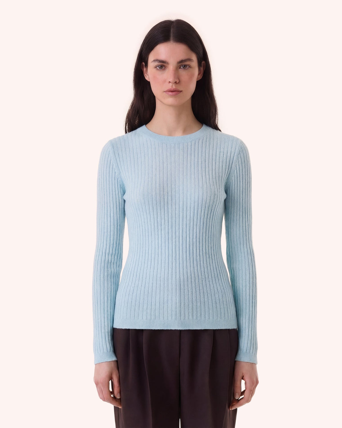 Pull bibi cachemire bleu - Kujten