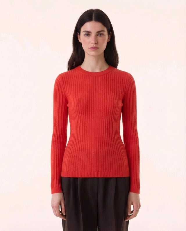 Pull Bibi corail pop - Image principale