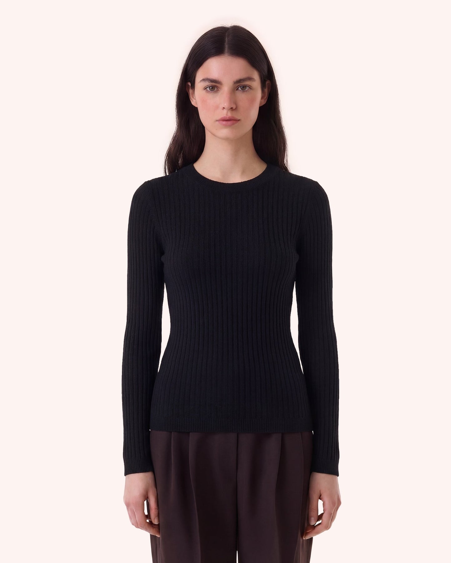 Pull bibi cachemire noir - Kujten