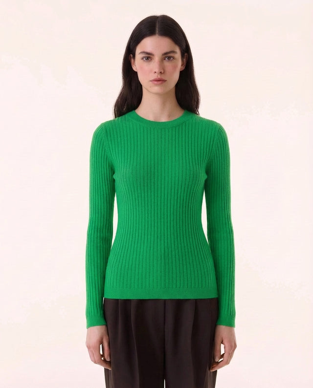 Pull Bibi vert gazon - Image principale